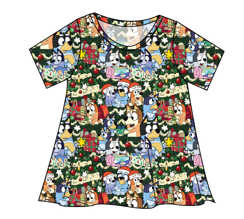 Verandah Santa Ladies' Swing Tee