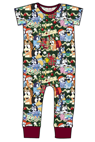 Verandah Santa Emmett Pants And Shorts T-Shirt Romper