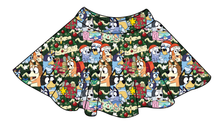 Load image into Gallery viewer, Verandah Santa Ladies&#39; Circle Skirt