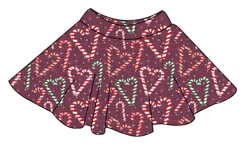 Candy Cane Lane Ladies' Circle Skirt
