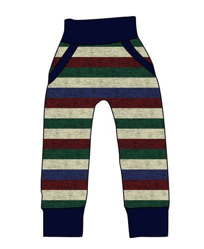 Holiday Stripes Beanpole Pants And Shorts