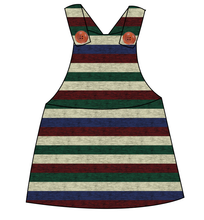 Load image into Gallery viewer, Holiday Stripes Skirt-Alls