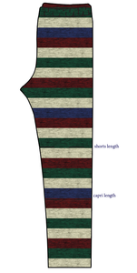 Holiday Stripes Basic Leggings
