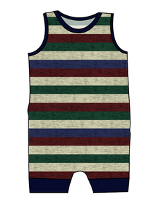 Holiday Stripes Emmett Pants And Shorts T-Shirt Romper