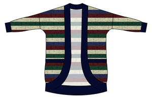 Holiday Stripes Ladies' Cocoon Cardigan