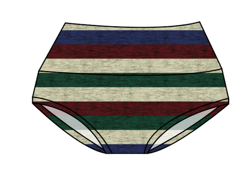 Holiday Stripes Ladies' Underwear