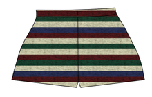 Load image into Gallery viewer, Holiday Stripes Ladies&#39; Lounge Shorts