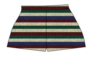 Holiday Stripes Ladies' Lounge Shorts