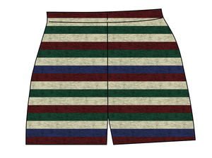Holiday Stripes Ladies' Lounge Shorts