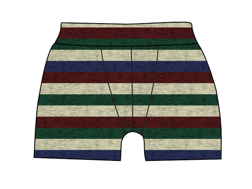 Holiday Stripes Mens' Boxer Briefs