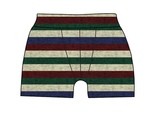 Holiday Stripes Mens' Boxer Briefs