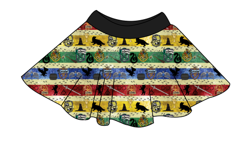 House Stripes Circle Skirt