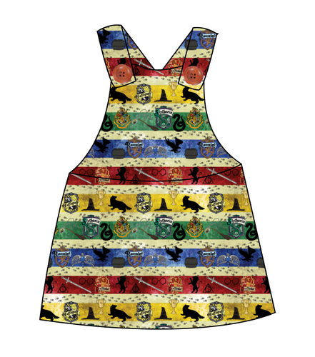 House Stripes Skirt-Alls