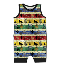 Load image into Gallery viewer, House Stripes Emmett Pants And Shorts T-Shirt Romper