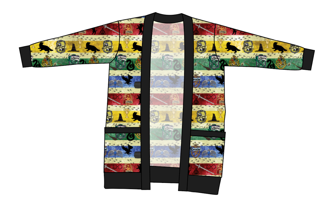 House Stripes Kids Grandpa Cardigan
