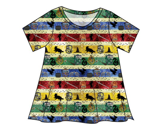 House Stripes Ladies' Swing Tee