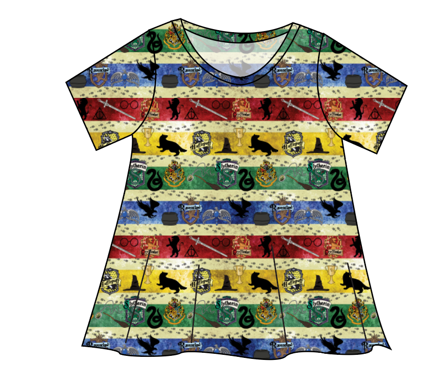 House Stripes Ladies' Swing Tee