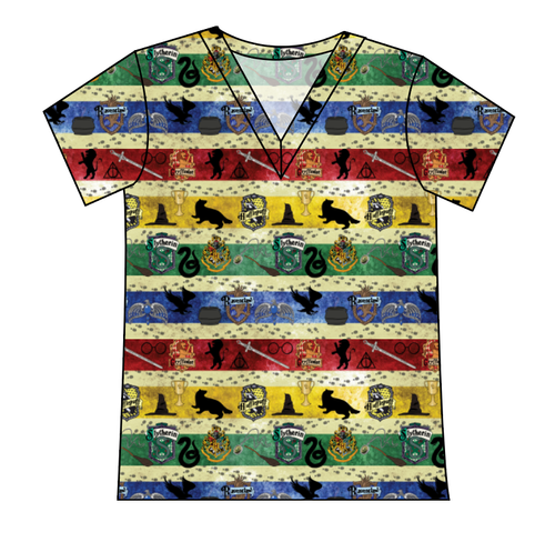 House Stripes Ladies' Slouchy V-Neck Tee