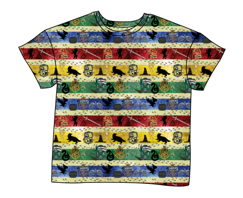 House Stripes Ladies' Oversized Tee