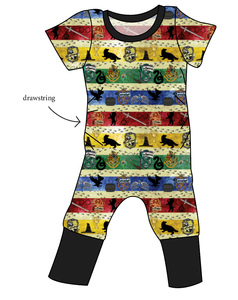 House Stripes Grow With Me Pants And Shorts Romper