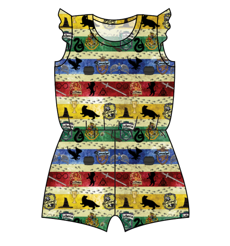 House Stripes Ivy Summer Romper
