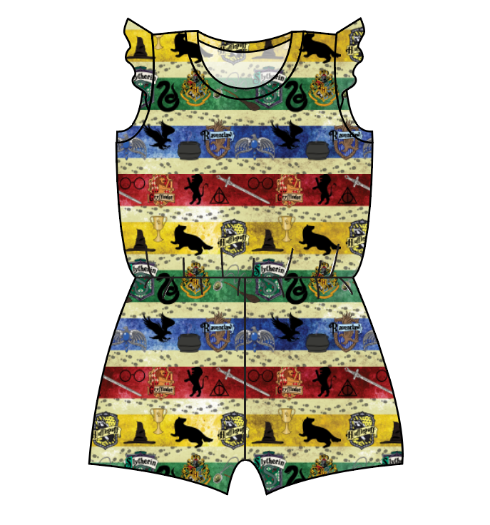 House Stripes Ivy Summer Romper