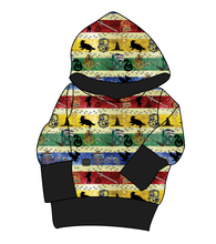 Load image into Gallery viewer, House Stripes Grow With Me Hoodie (or Crewneck)