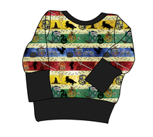 Load image into Gallery viewer, House Stripes Grow With Me Hoodie (or Crewneck)