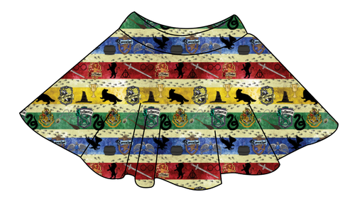 House Stripes Ladies' Circle Skirt