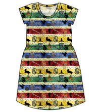Load image into Gallery viewer, House Stripes Ladies&#39; Play Dress