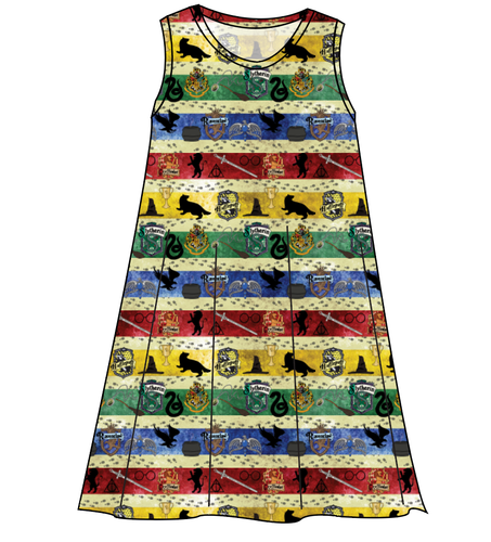House Stripes Ladies' Swing Dress