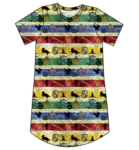 House Stripes Ladies' T-Shirt Dress
