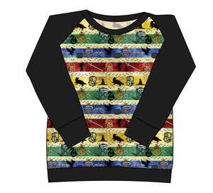 House Stripes Ladies' Classic Crewneck