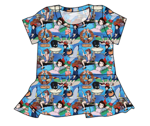 Witch In Training Ladies' Peplum Top