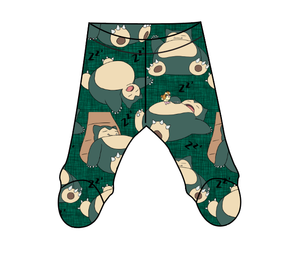 Nap Time Newborn Footed Pants