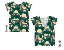 Load image into Gallery viewer, Nap Time Low Back Ballerina Tee