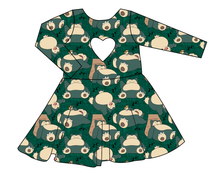 Load image into Gallery viewer, Nap Time Molly Heart Back Twirly Dress
