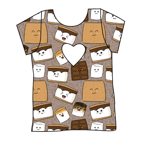 Smore Fun Cambria Heart Back Tee