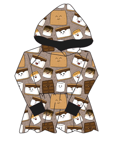 Smore Fun Peplum Hoodie (or Crewneck)