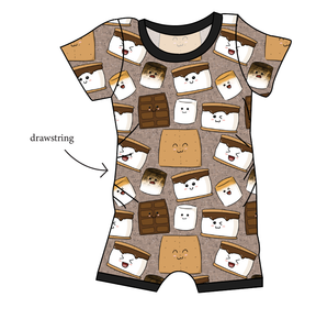 Smore Fun Grow With Me Pants And Shorts Romper