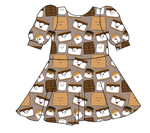 Smore Fun Prairie Dress