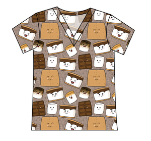Smore Fun Ladies' Slouchy V-Neck Tee