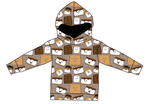 Smore Fun Ladies Oversized Hoodie