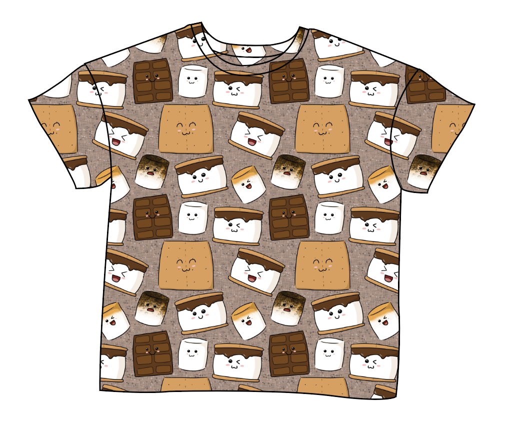 Smore Fun Ladies' Oversized Tee