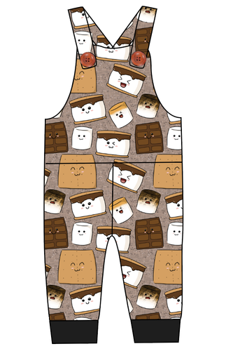 Smore Fun Overalls and Shortalls