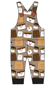 Smore Fun Overalls and Shortalls