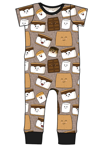 Smore Fun Emmett Pants And Shorts T-Shirt Romper