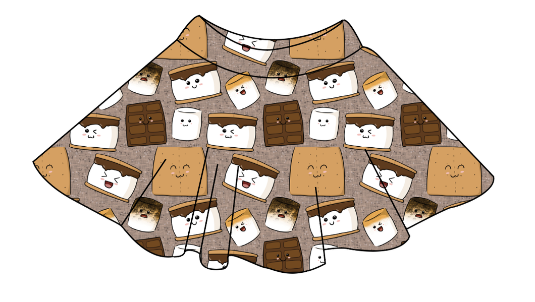 Smore Fun Ladies' Circle Skirt