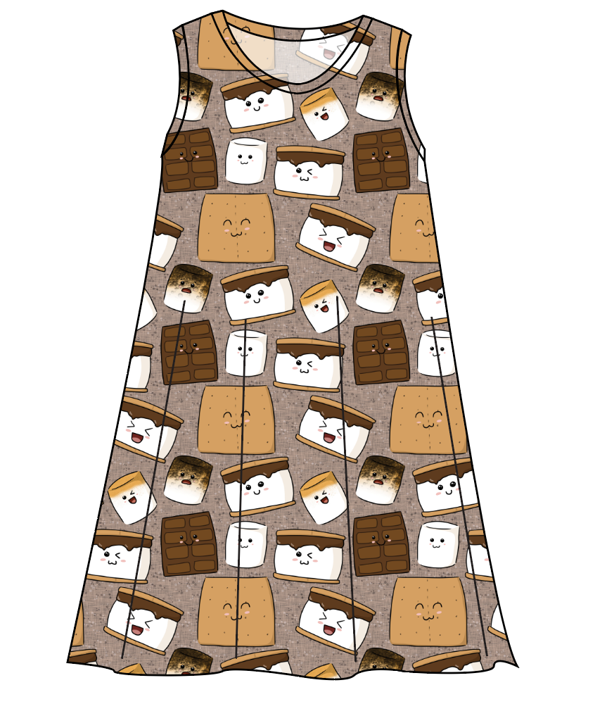 Smore Fun Ladies' Swing Dress