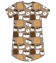 Load image into Gallery viewer, Smore Fun Ladies&#39; T-Shirt Dress